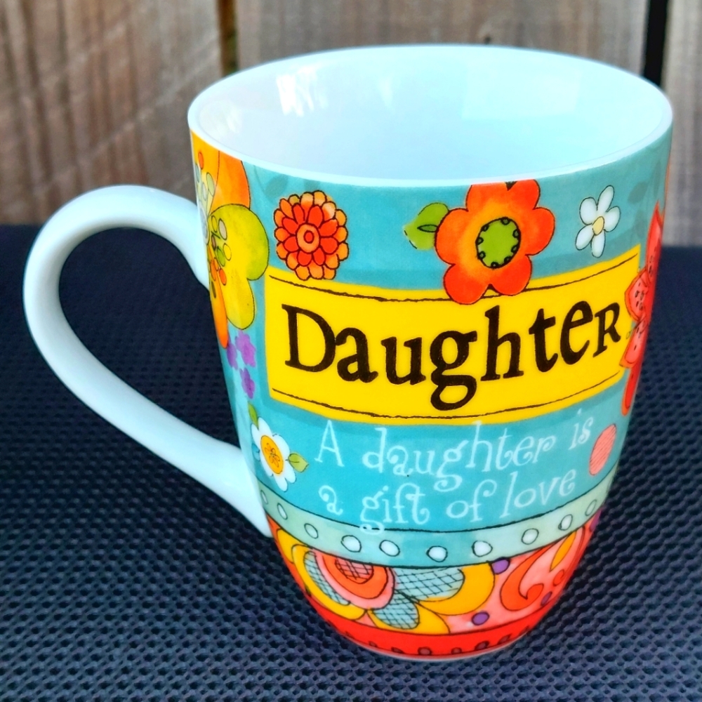 Divinity Sue Zipkin Coffee Tea Mug Cup Daughter a Gift of Love Bible Quote 12 oz